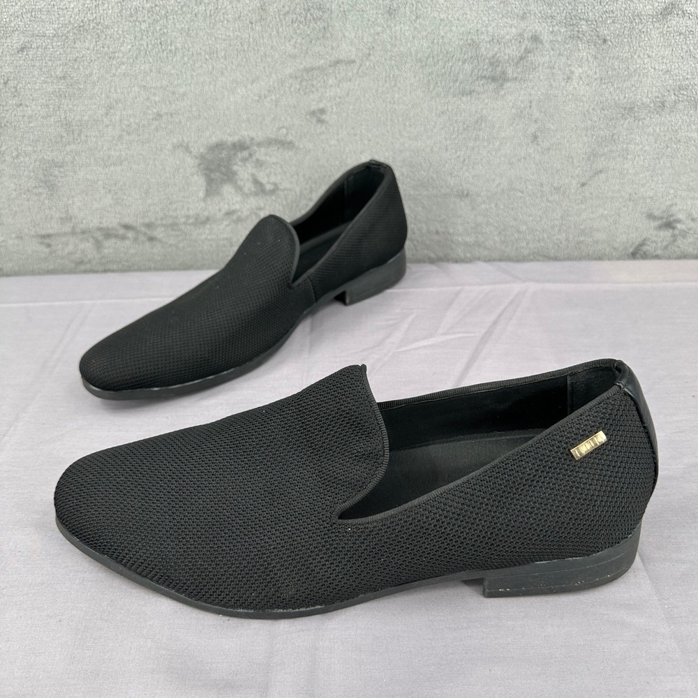 Uubaris Mens Black Loafers Slip On Dress Shoes Size 13 Mesh Comfort Casual